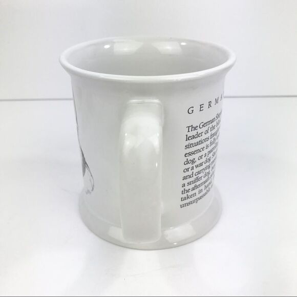 German Shepherd painted Mug w/ Breed description ✨ - Picture 5 of 11